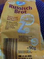 Mängden socker i Russisch Brot