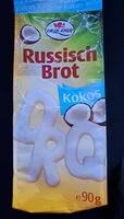 Mängden socker i Russisch Brot Kokos