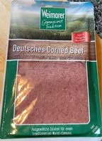 Mängden socker i Deutsches Corned Beef