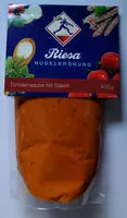 Mängden socker i Riesa Nudelkrönung Tomatensoße mit Salami
