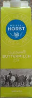 Mängden socker i Traditionelle Buttermilch