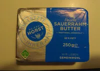 Mängden socker i Frische Sauerrahmbutter