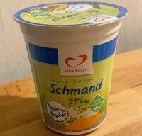Mängden socker i Schmand