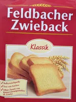 Mängden socker i Feldbacher Zwieback