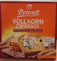 Mängden socker i Vollkorn Zwieback