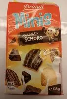 Mängden socker i Brandt Minis Vollmilch Schoko