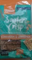 Mängden socker i Saaten Crisp Kürbiskern und Leinsamen
