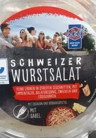 Mängden socker i Schweizer Wurstsalat