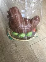 Mängden socker i Poule en chocolat