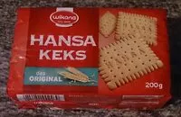 Mängden socker i Hansa Keks