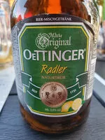 Mängden socker i Oettinger Radler naturtrüb