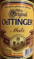 Mängden socker i Oettinger Malz