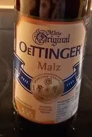 Mängden socker i Oettinger Malz