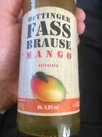 Mängden socker i Fassbrause Mango