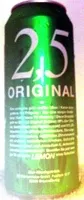 Mängden socker i 2,5 Original Lemon