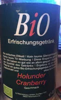 Mängden socker i Bio Erfrischungsgetränk Holunder Cranberry