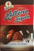 Mängden socker i Original Halloren Kugeln Schoko-Schoko