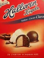 Mängden socker i Halloren Original Halloren Kugeln Sahne cacao Classic