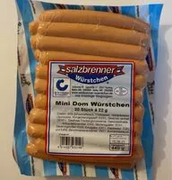Mängden socker i Mini Dom Würstchen