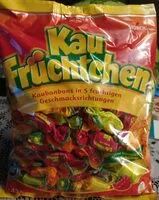 Mängden socker i Kau Früchtchen