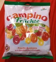 Mängden socker i Campino Früchte