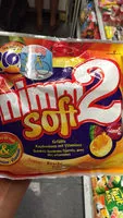 Mängden socker i Soft: tendres bonbons fourrés, avec des vitamines