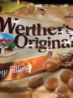 Mängden socker i Creamy filling werthers