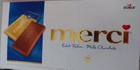 Mängden socker i Merci Milk Chocolate Bar