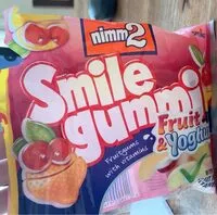 Mängden socker i Smile gummy fruit & yoghurt