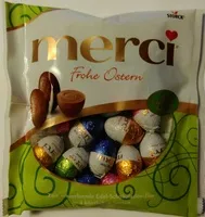 Mängden socker i merci Frohe Ostern