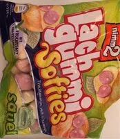 Mängden socker i Lachgummi Softies sauer