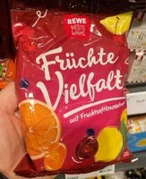 Mängden socker i Früchte vielfalt