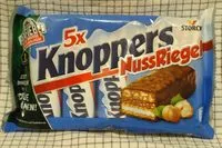 Mängden socker i Knoppers Nussriegel 5er Multipack
