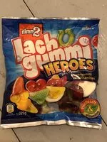 Mängden socker i nimm2 Lachgummi Heroes