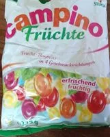 Mängden socker i Campino Früchte Frucht-Bonbons