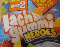 Mängden socker i Lachgummi heros