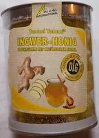 Mängden socker i Ingwer - Honig Fruchtgummi