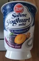 Mängden socker i Sahne Joghurt Pflaume Zimt