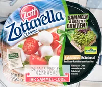 Mängden socker i Zottarella Minis - Classic