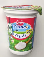 Mängden socker i Tejföl 20%