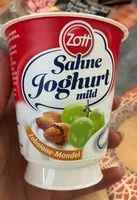 Mängden socker i Sahnejoghurt Zabaione, Mandel