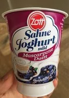 Mängden socker i Sahne Joghurt Mascarpone Heidelbeer