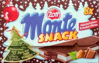 Mängden socker i Zott Monte Snack