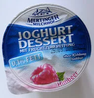 Mängden socker i Joghurt Dessert mit fruchtzubereitung
