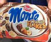 Mängden socker i Monte choco flakes