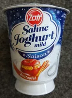 Mängden socker i Sahne Joghurt mild Bratapfel