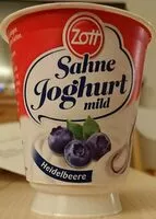 Mängden socker i Sahne Joghurt Heidelbeere