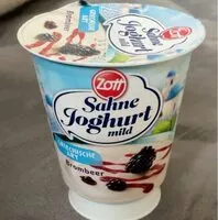Mängden socker i Sahne Joghurt mild Griechische Art Brombeer