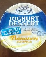 Mängden socker i Joghurt-Dessert Bananen Geschmack