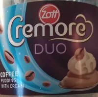 Mängden socker i Cremore duo coffee pudding with cream